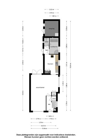 Floorplan - Lagelandstraat 16, 5213 CS 's-Hertogenbosch